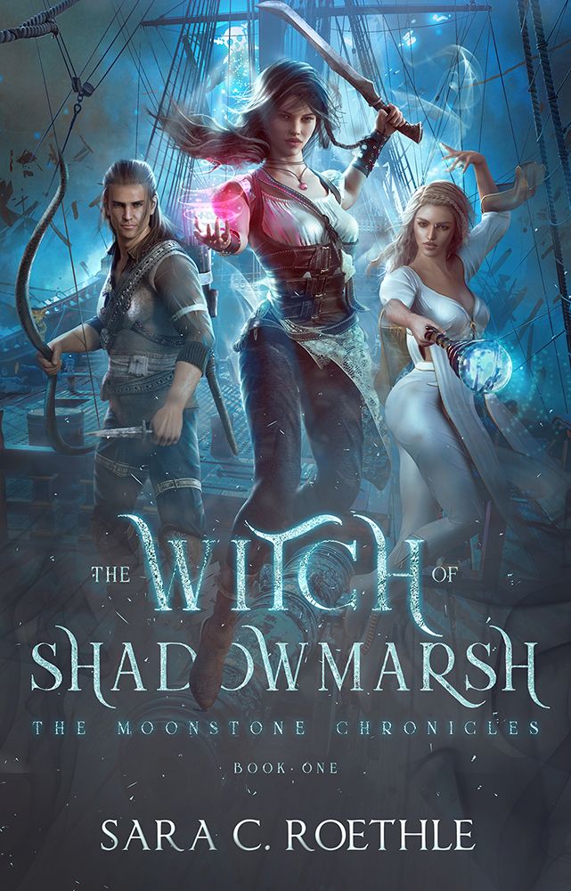 Witch and the Shadowmarsh by Sara C Roethle art by Amalia Chitulescu