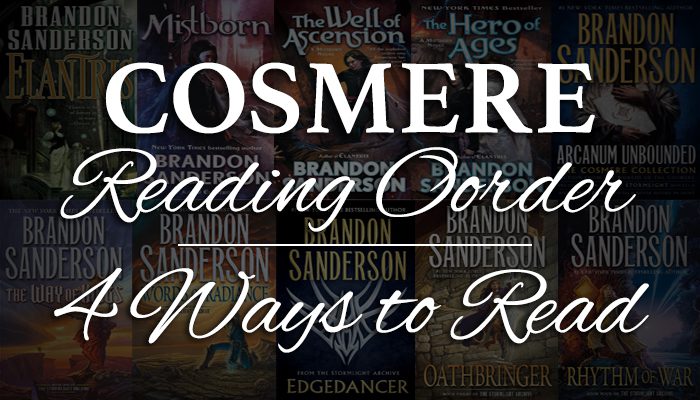 Cosmere Reading Order: 3 Ways to Read Brandon Sanderson’s Books