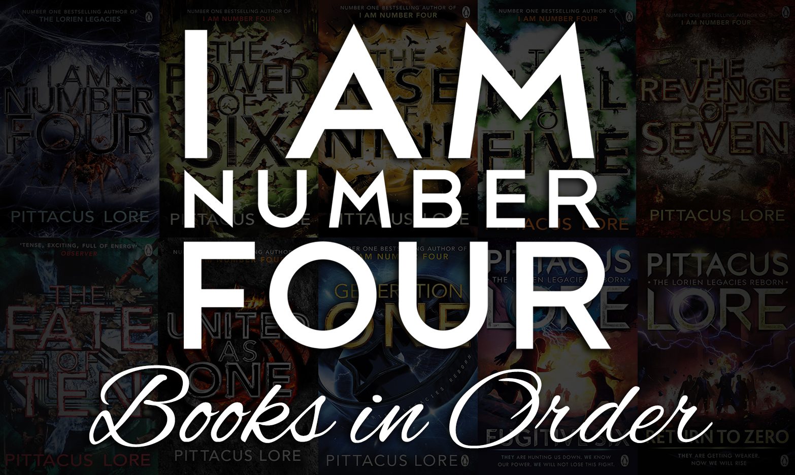 Lorien Legacies Books in Order: I Am Number Four (Pittacus Lore)