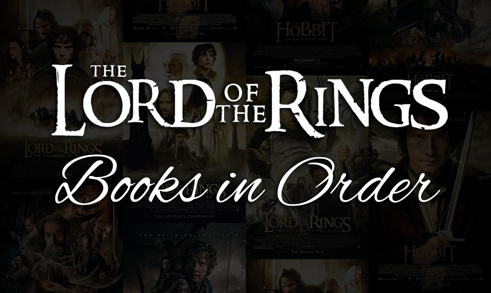 The Lord of the Rings Books in Order: Middle-earth Reading Guide