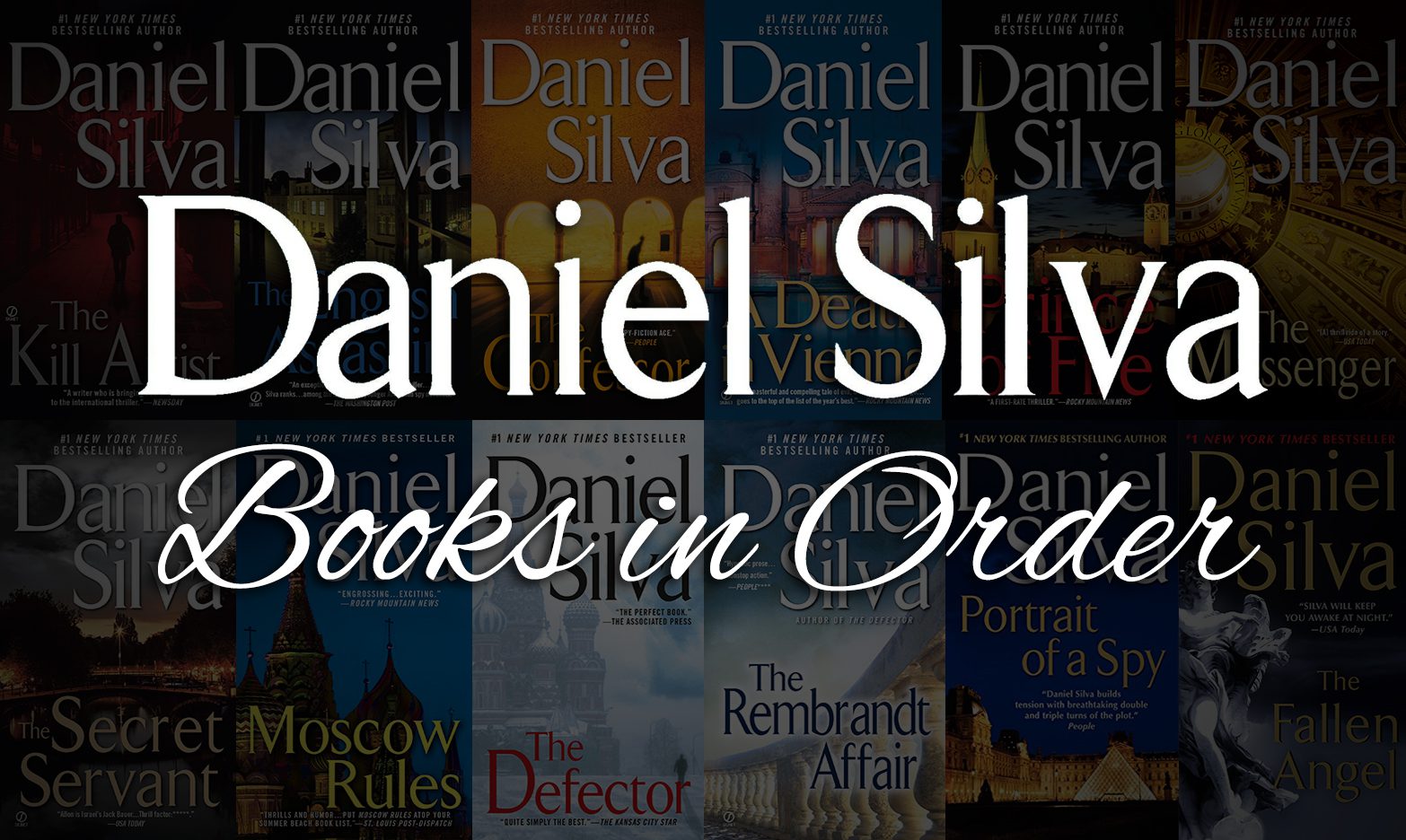 Daniel Silva Books in Order: Complete Reading Guide