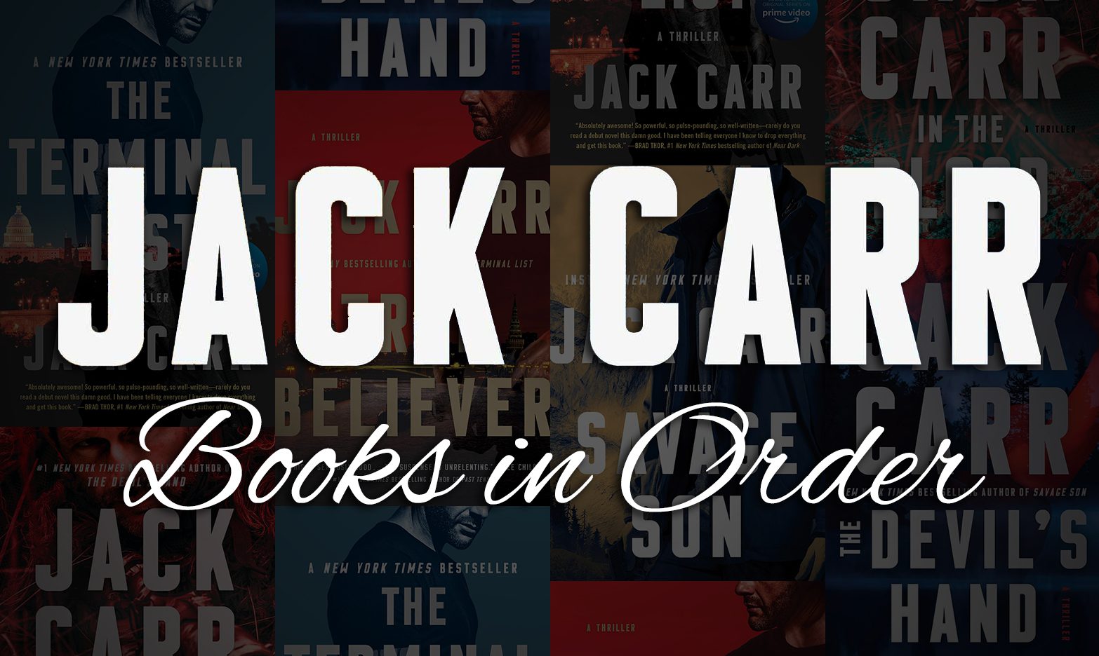 Jack Carr Books in Order: Full Terminal List Reading Order