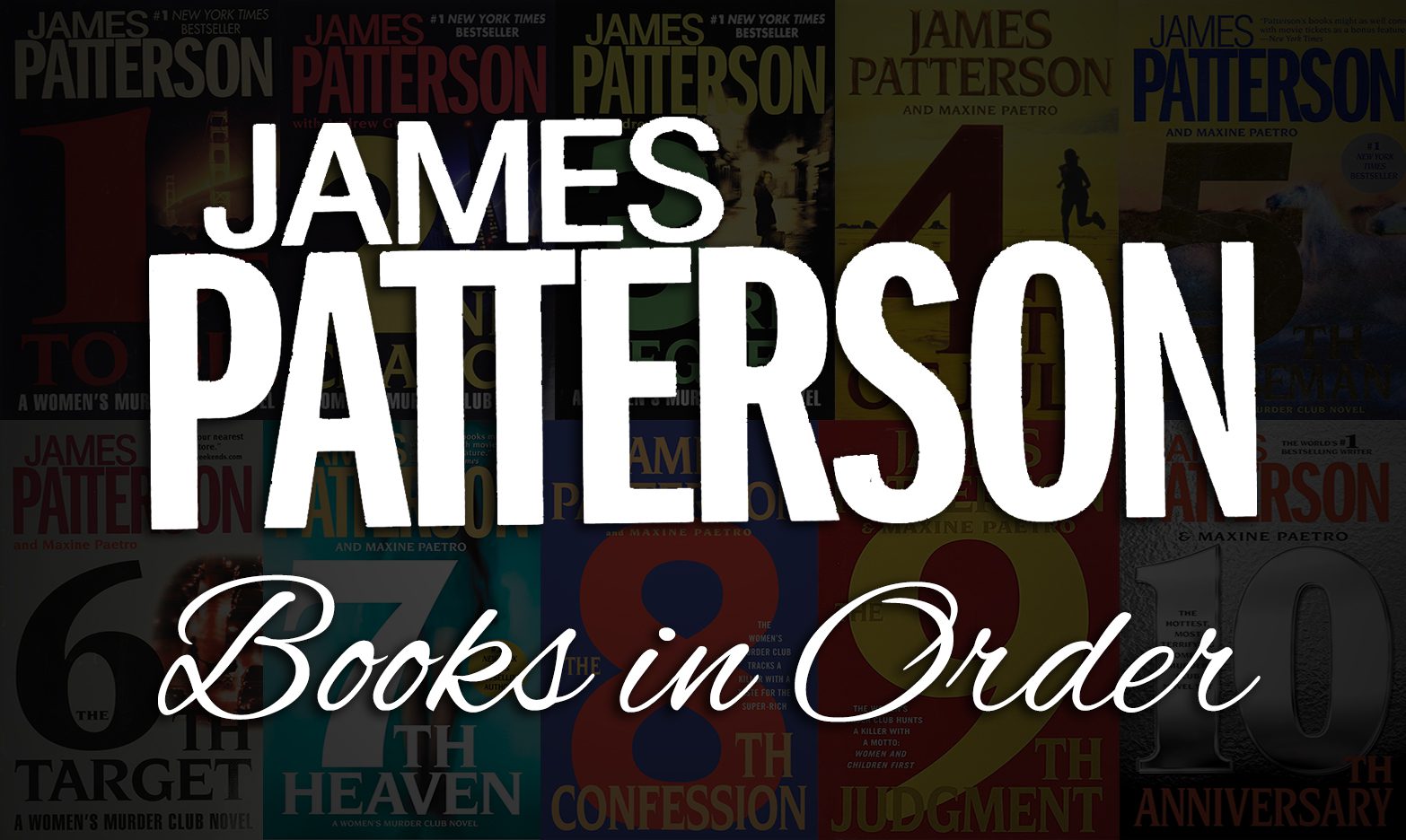 James Patterson Books in Order: Complete List & Printable Checklist