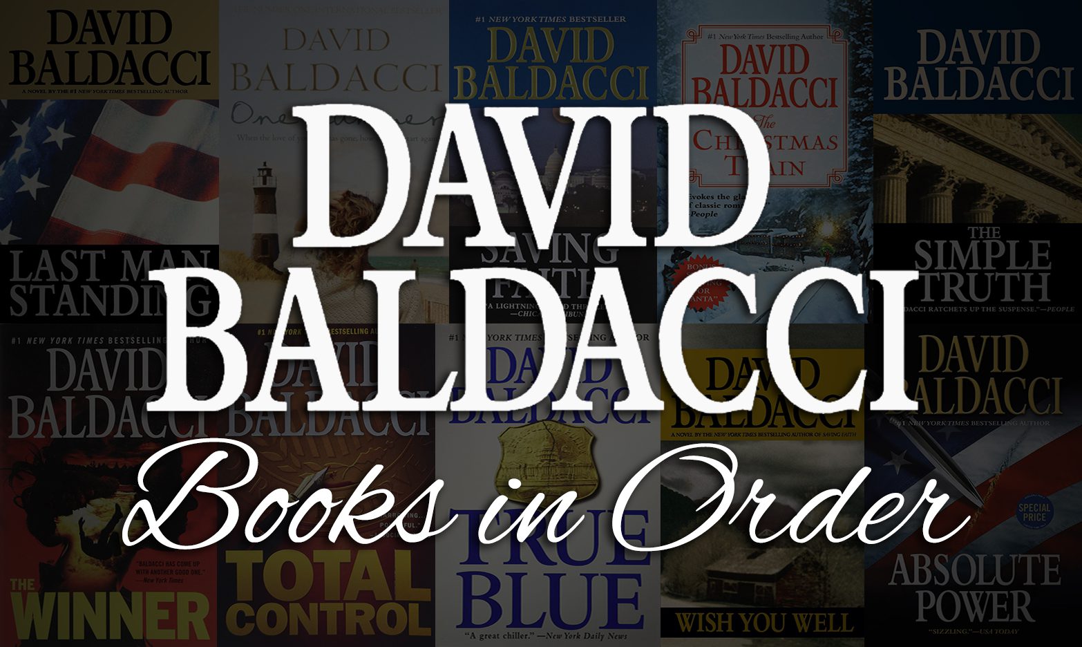 David Baldacci Books in Order: All Series & Standalone Novels