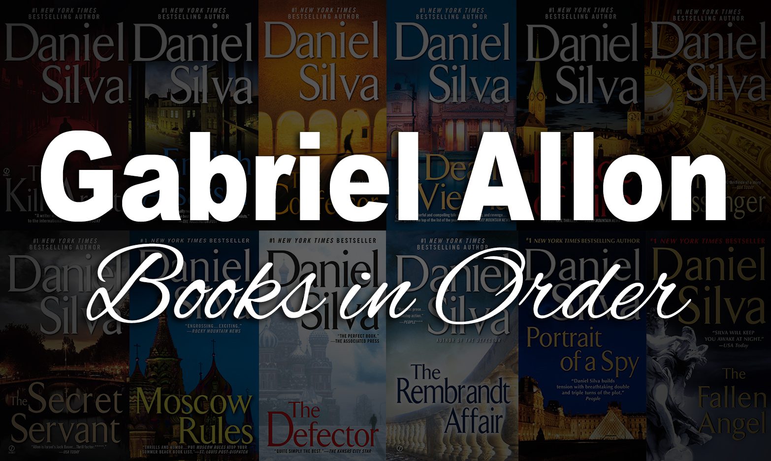 Gabriel Allon Books in Order: Complete Reading Guide