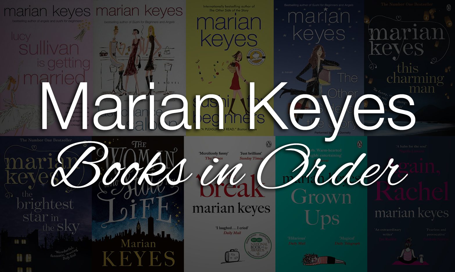 Marian Keyes Books in Order: Complete List