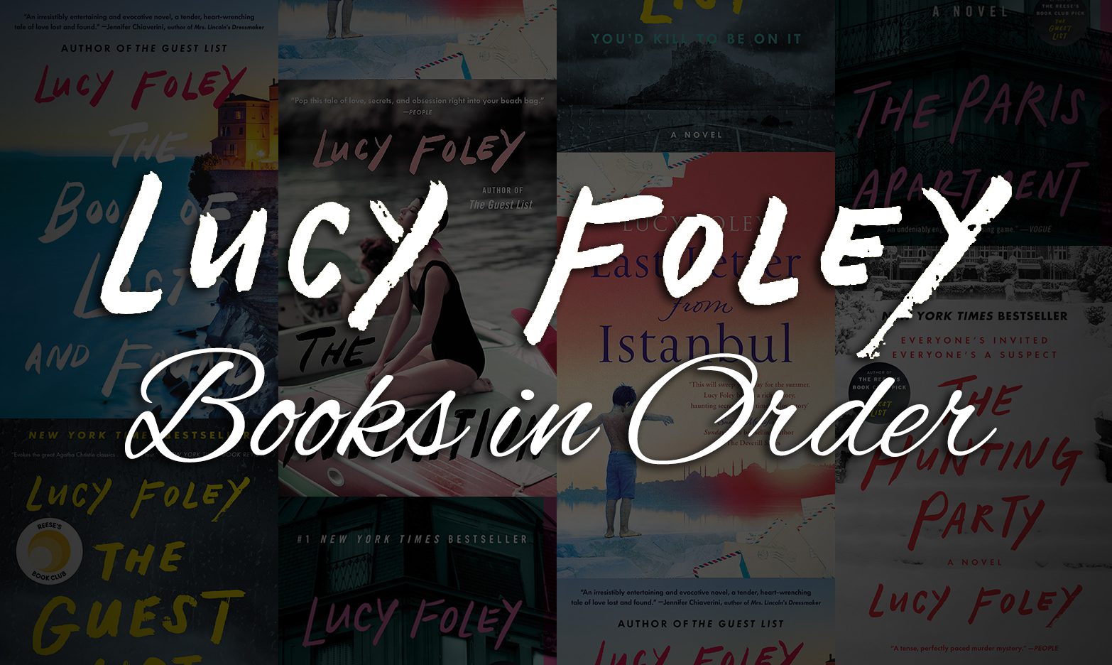 Lucy Foley Books in Order: Complete List, Including Miss Marple