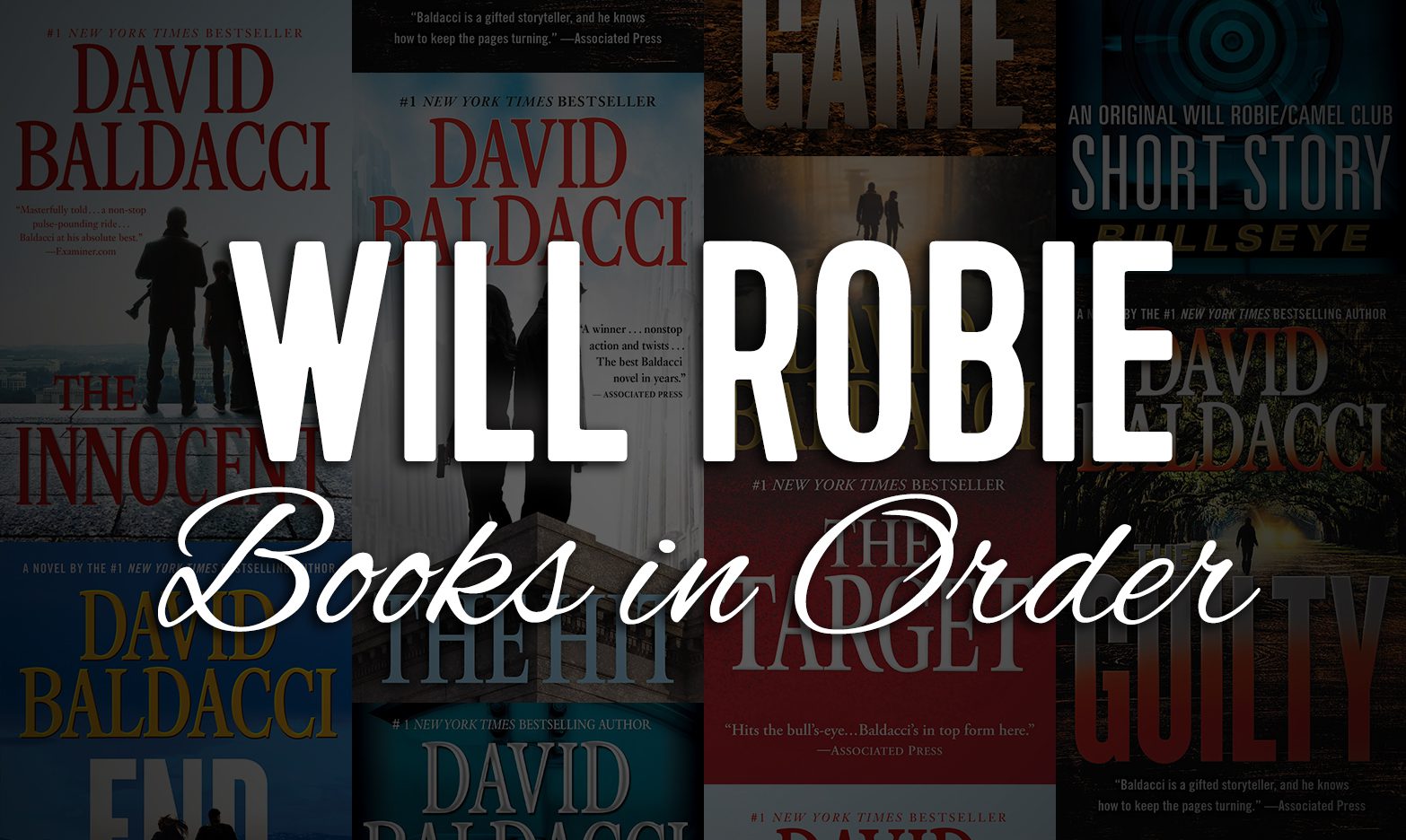 Will Robie Books in Order: Complete Series by David Baldacci