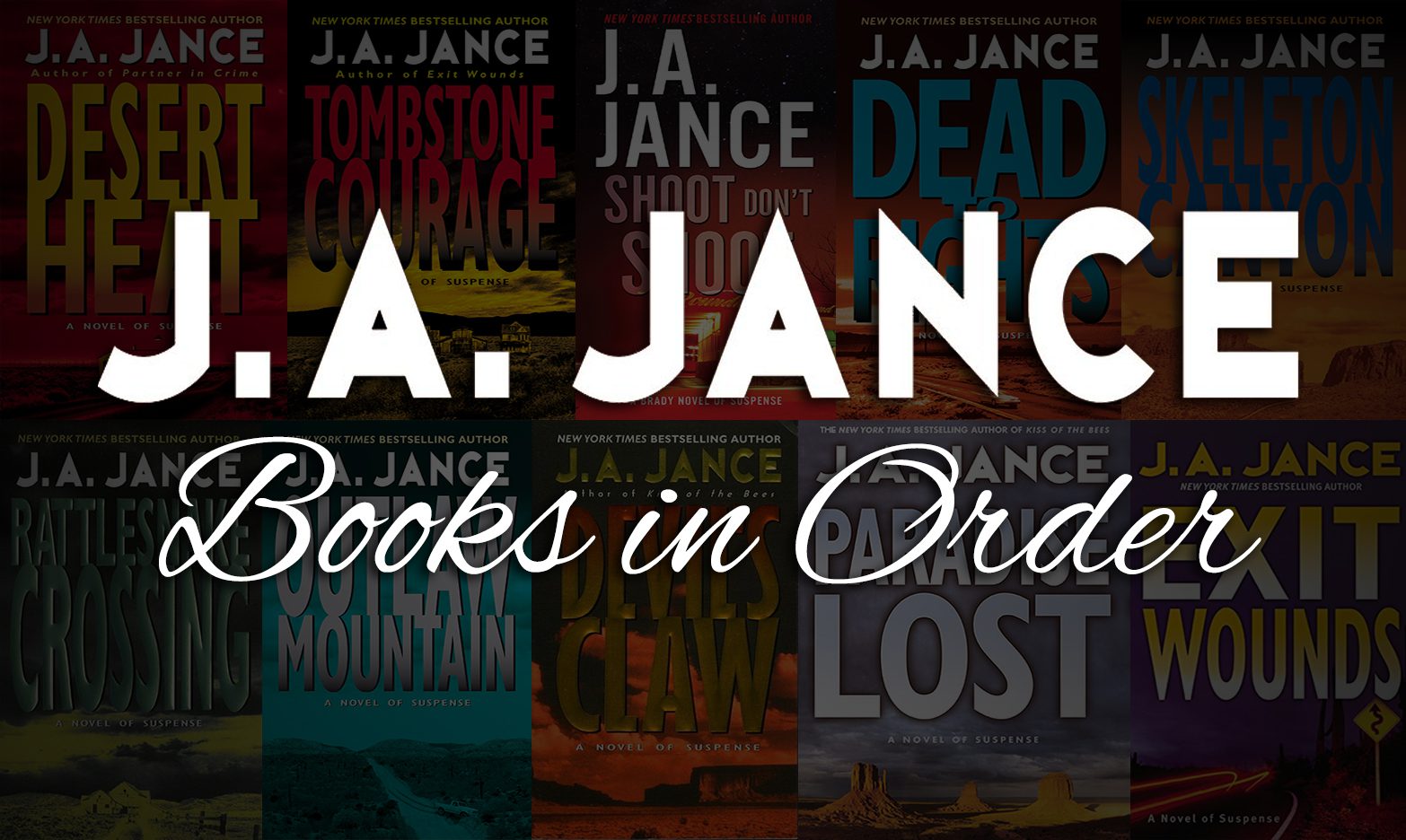 J.A. Jance Books in Order: Complete Series Guide