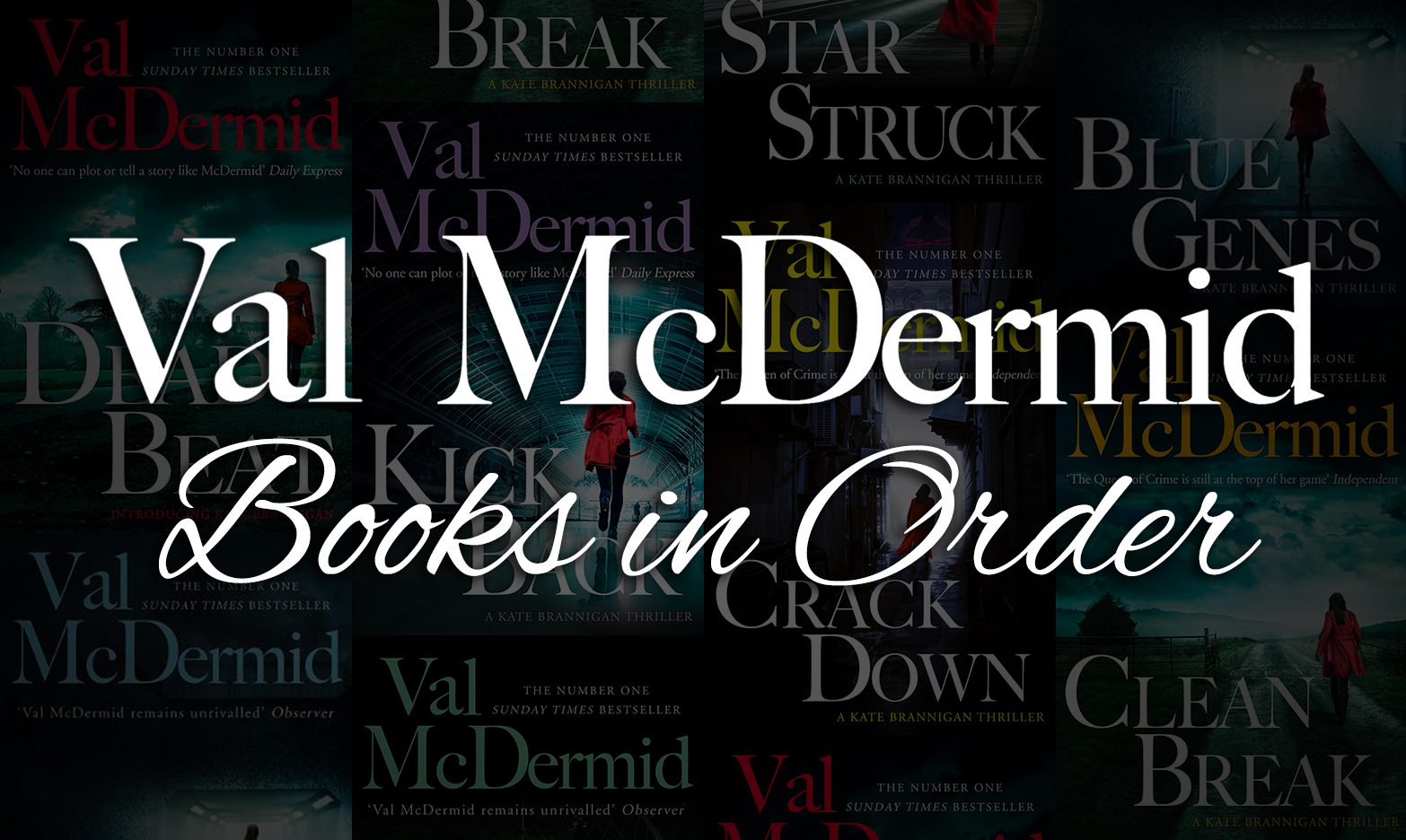 Val McDermid Books in Order: Complete Book & Series List