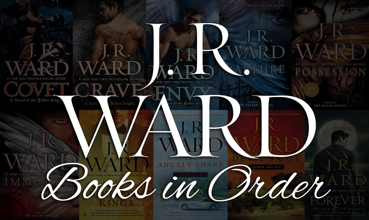 J.R. Ward Books in Order: Complete List by Series & Pen Name