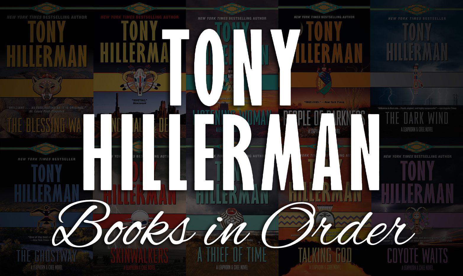 Tony Hillerman Books in Order: Leaphorn & Chee, Dark Winds