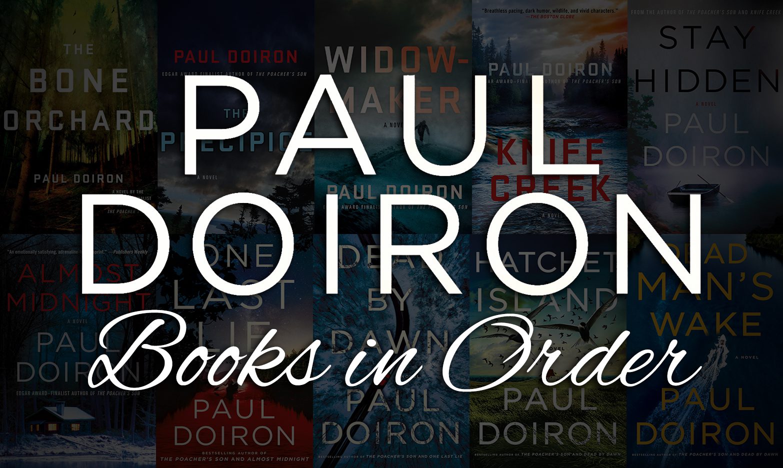 Paul Doiron Books in Order: Mike Bowditch Novels & Stories