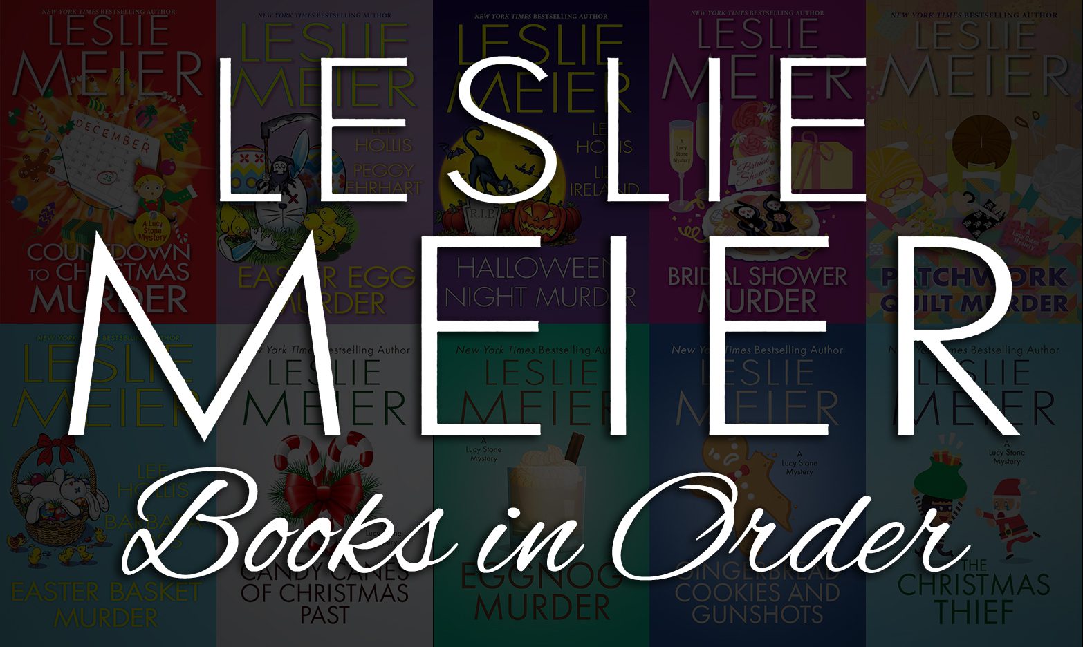 Leslie Meier Books in Order: Lucy Stone Mysteries & More